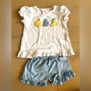 VGUC Princess Dress short set sz 6